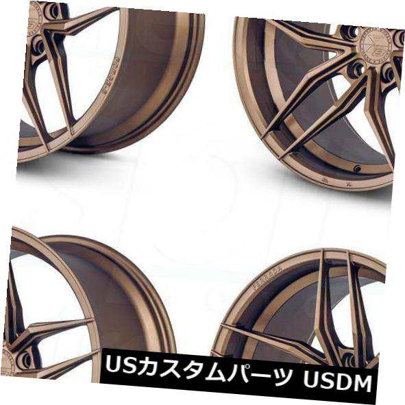 ホイール 4本セット 20x9 / 20x10.5フェラーダF8-FR8 5x120 35/40マットブロンズホイールリムセット（4）  2の通販は