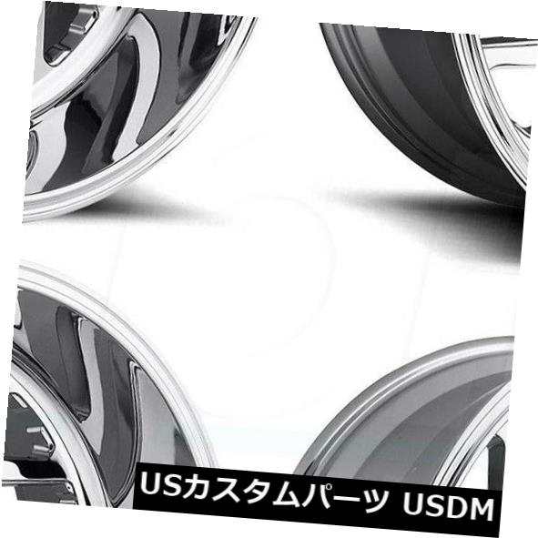 ホイール 4本セット 26x12燃料Triton D609 8x6.5 / 8x165.1 -44クロームホイールリムセット（4）  26xの通販は