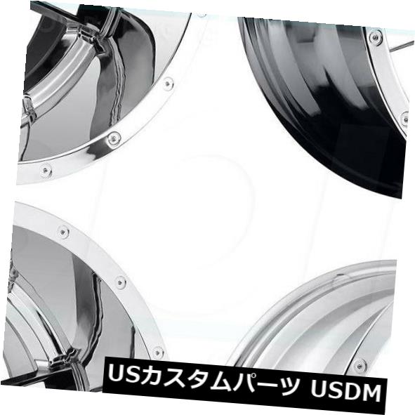 ホイール 4本セット 22x12 Fuel Maverick D536 6x135 / 6x5.5 -44クロームホイールリムセット（4） の通販は 708,840円