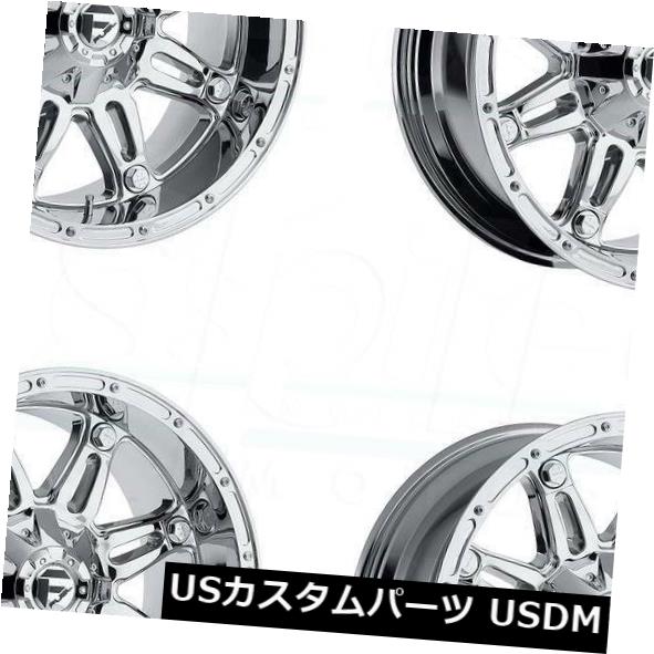ホイール 4本セット 22x12燃料人質D530 8x170 -44クロームホイールリムセット（4） 22x12 Fuel Hostageの通販は