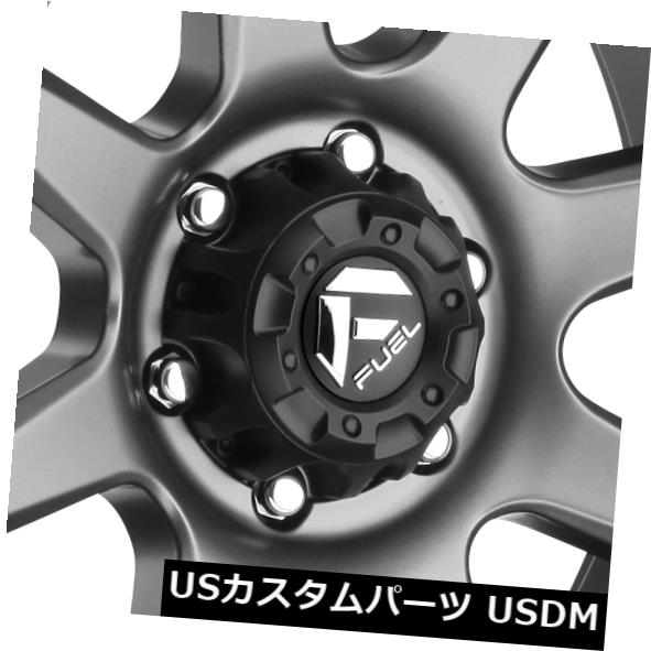 ホイール 4本セット 20x10 Fuel Rampage D238 6x5.5 / 6x139.7 -19 GunMetal Wheelsの通販は