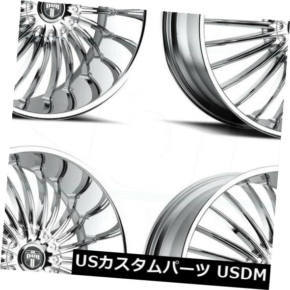 ホイール 4本セット 24x9.5 DUB Suave S140 5x115 / 5x4.75 15