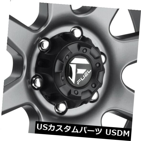ホイール 4本セット 20x10 Fuel Rampage D238 8x6.5 / 8x165.1 -19 GunMetal Wheelsの通販は