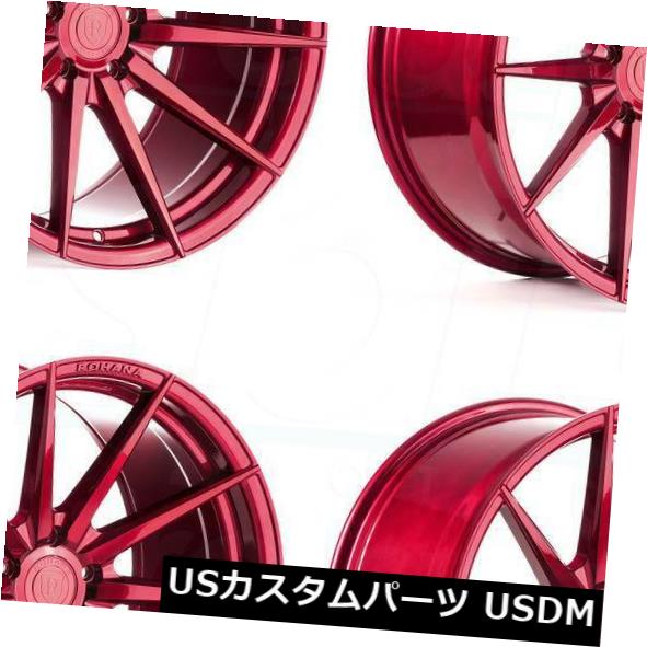 ホイール 4本セット 20x9 Rohana RF1 5x112 35レッドホイールリムセット(4) 20x9 Rohana RF1 5xの通販は