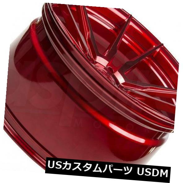 ホイール 4本セット 20x9 Rohana RF2 5x120 35レッドホイールリムセット（4）  20x9 Rohana RF2 5xの通販は