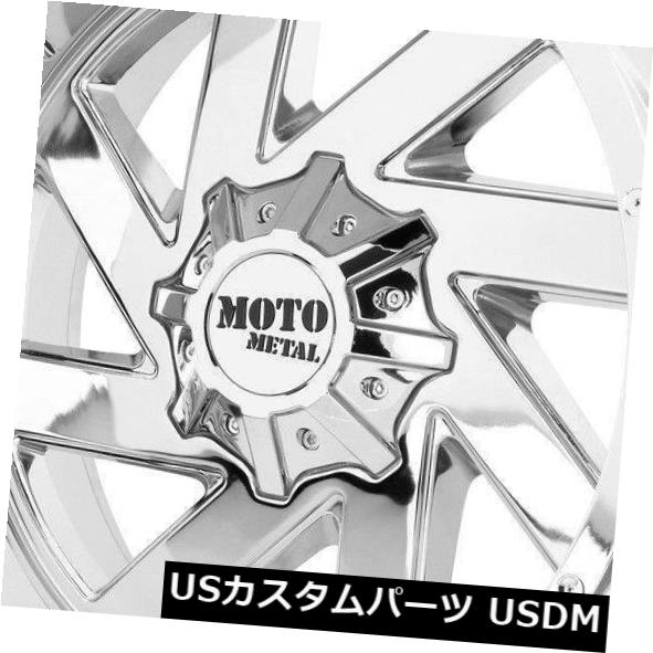 ホイール 4本セット 22x10 Moto Metal MO988近接8x6.5 / 8x165.1 -18クロームホイールリムセット（4）の通販は 300,564円