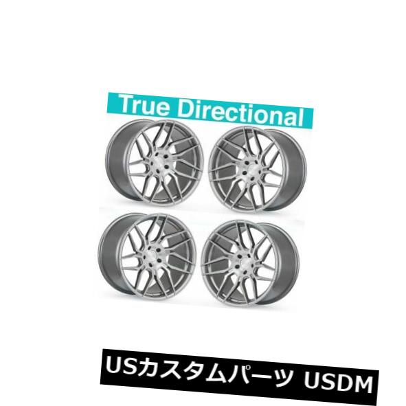 ホイール 4本セット 20x9 / 20x10.5 Rohana RFX7 5x114.3 35/38ブラッシュドチタンホイールリムセット（の通販は
