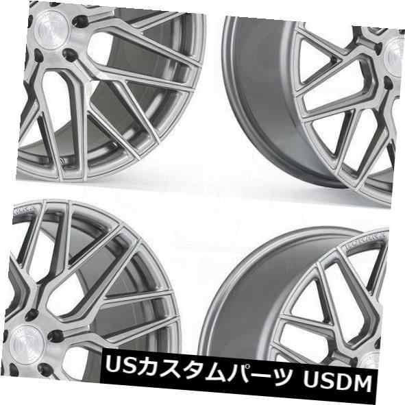 ホイール 4本セット 20x9 / 20x10 Rohana RFX10 5x120 35/38チタンホイールリムセット（4）  20x9/の通販は 291,060円