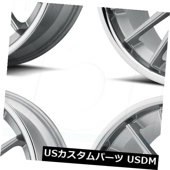 ホイール 4本セット 22x9 Asanti Black ABL-24 Beta 5x114.3 32ブラッシュドシルバークロームリップホイの通販は