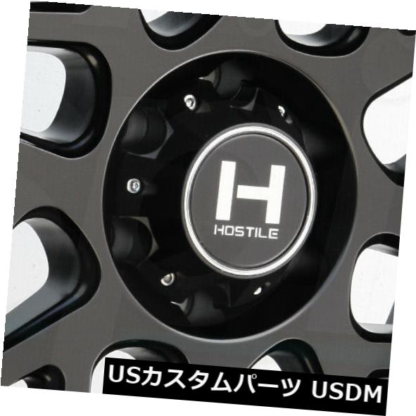ホイール 4本セット 22x14敵対的なH108スプロケット8x170 -76フルブラックホイールリムセット（4）  22x14 Hostiの通販は 579,480円