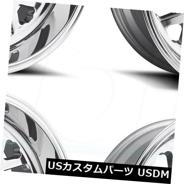 ホイール 4本セット 20x12フューエルタイタンD586 8x6.5 / 8x165.1 -43ポリッシュホイールリムセット（4）  20の通販は 578,160円