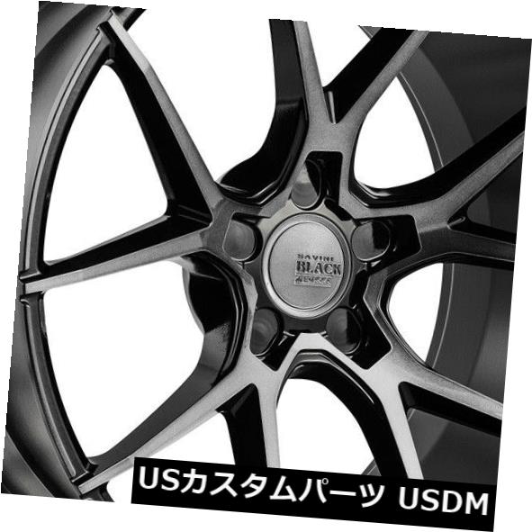 【新品　売切り】 20インチホイールのみ4本セット 20x8.5J 20x10.5J F1R BMW X5 7シリーズ LEXUS LS460 レクサスなど ホイール 4本セット 20x8.5 ⁄ 20x10 Savini BM14 5x120 35⁄38ブラック