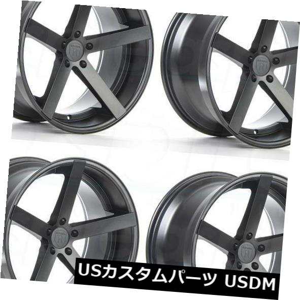 ホイール 4本セット 20x9 / 20x10 Rohana RC22 5x120 20/25グラファイトホイールリムセット（4）  20xの通販は