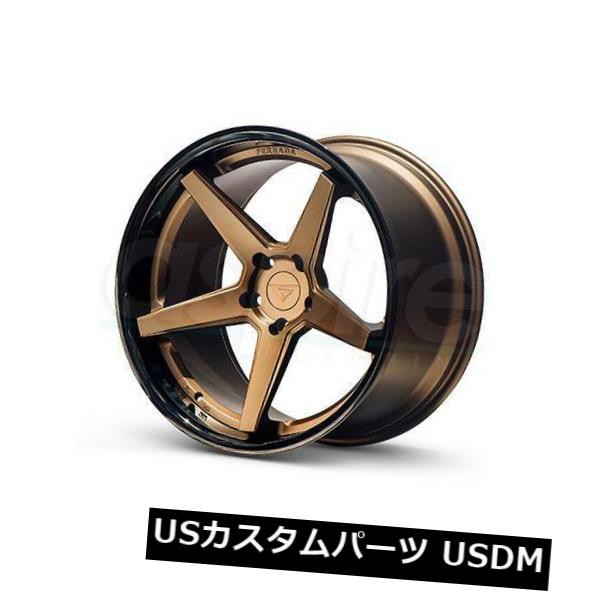 ホイール 4本セット 19x8.5 / 19x9.5 Ferrada FR3 5x112 25/30マットブロンズブラックリップホイールリム｜au  PAY マーケット