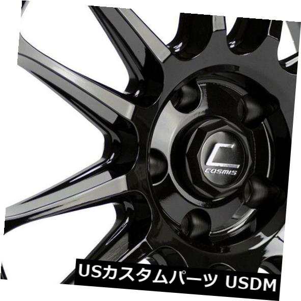 ホイール 4本セット 20x10.5 Cosmis XT-206R 5x114.3 45ブラックホイールリムセット（4）  20x10.5 の通販は
