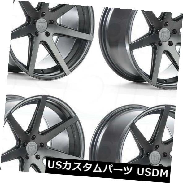 ホイール 4本セット 20x9 Rohana RC7 5x114.3 42グラファイトホイールリムセット（4）  20x9 Rohana Rの通販は