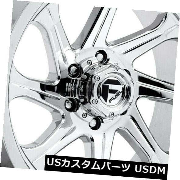 ホイール 4本セット 20x10燃料シーカーD677 6x5.5 / 6x139.7 -18クロームホイールリムセット（4）  20x10