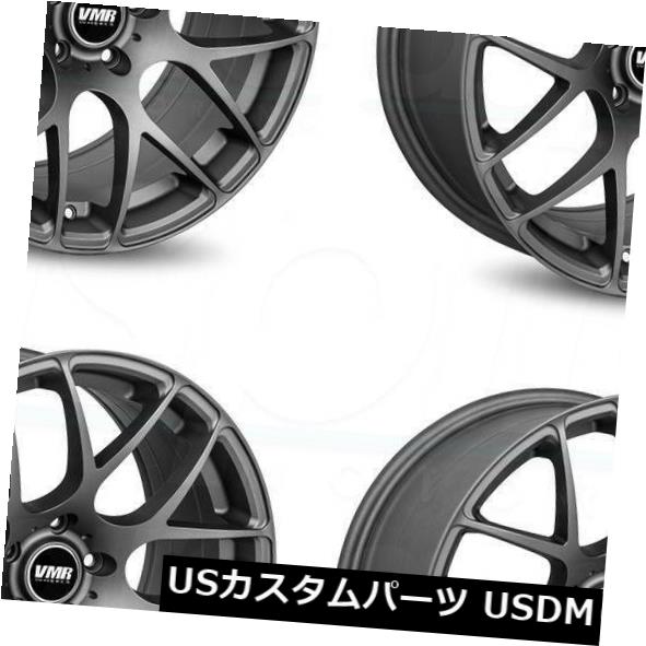 ホイール 4本セット 19x9.5 / 19x10.5 VMR V710FF 5x120 22/25グラファイトホイールリムセット(4)  の通販は 237,600円