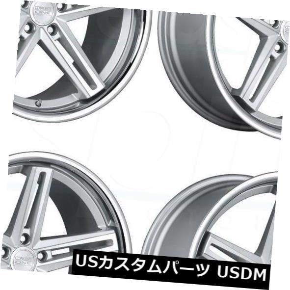 ホイール 4本セット 22x9 Concept One CS-55 5x120 35シルバー加工ホイールリムセット（4）  22x9 Con 231,660円