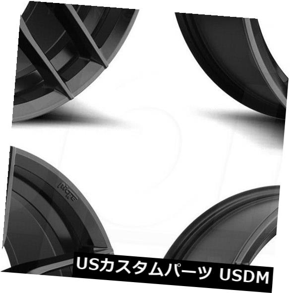 ホイール 4本セット 22x9ニッチヴォッソM203 5x112 38マットブラックホイールリムセット（4）  22x9 Niche Vosの通販は 513,480円