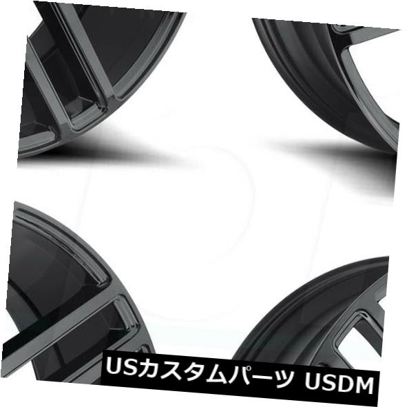 ホイール 4本セット 22x9.5ニッチエランM097 6x5.5 / 6x139.7 30グロスブラックホイールリムセット（4）  22x 513,480円