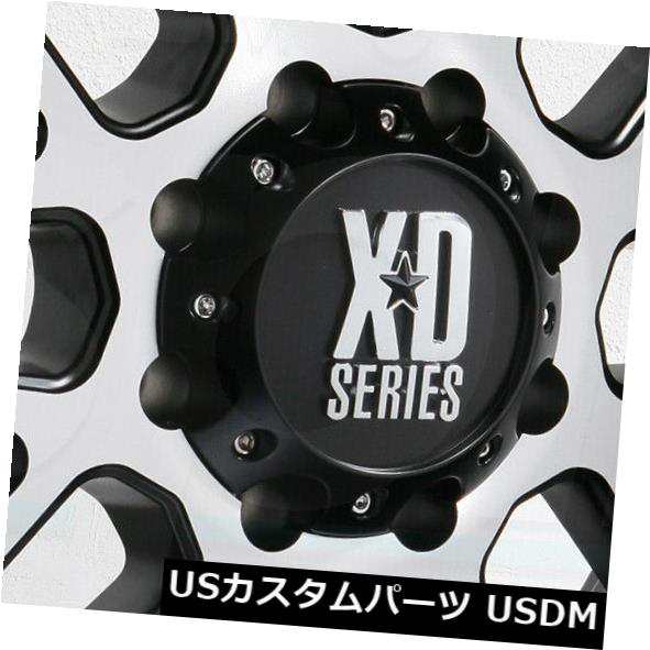 ホイール 4本セット 20x12 XD XD820グレネード6x5.5 / 6x139.7 -44サテンブラックマシンホイールリムセット（4