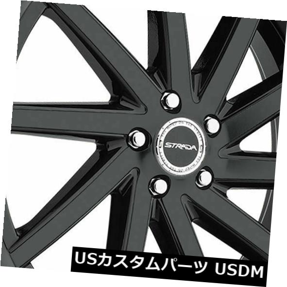 ホイール 4本セット 26x9.5 Strada S41 Sega 6x5.5 / 6x139.7 24ブラックホイールリムセット（4） の通販は