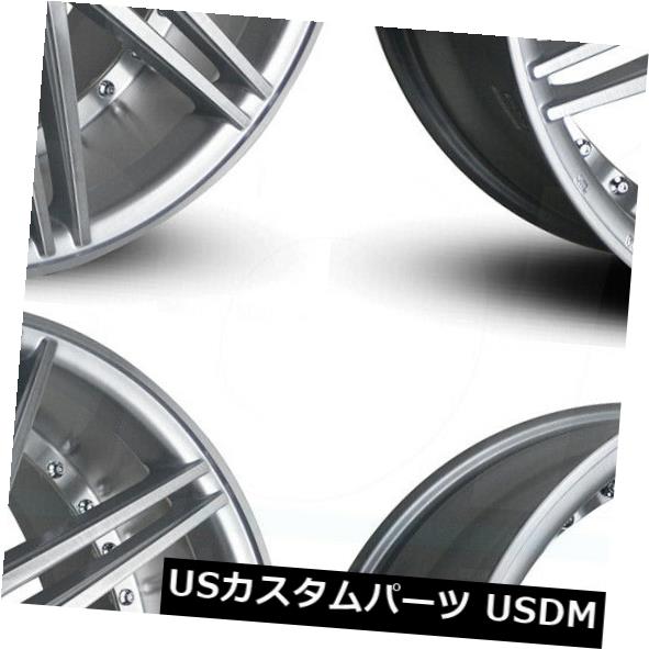 ホイール 4本セット 22x9ロードフォースRF11 5x114.3 15シルバーブラシホイールリムセット(4) 22x9 Road Foの通販は