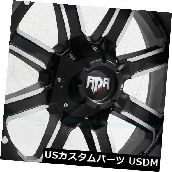 ホイール 4本セット 22x14 RDR RD01 RD1 6x135 / 6x5.5 -76ブラックマシンホイールリムセット（4） 22