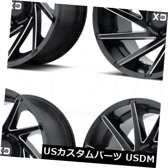 ホイール 4本セット 20x10 XD XD834サイクロン6x5.5 / 6x139.7 -18ブラックミルドホイールリムセット（4） の通販は