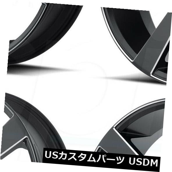 ホイール 4本セット 22x9 Asanti Black ABL-15 Apollo 6x5.5 / 6x139.7 15 Satin Bl 505,560円