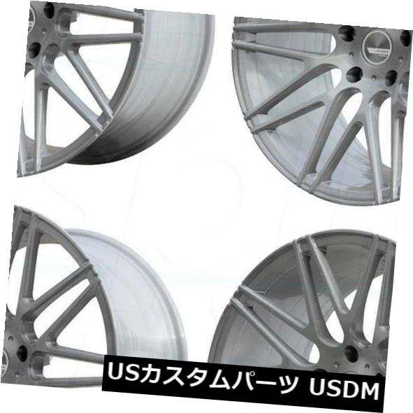 ホイール 4本セット 19x8.5 / 19x10 Verde VFF01 5x114.3 38/42ブラッシュドアルミホイールリムセット（