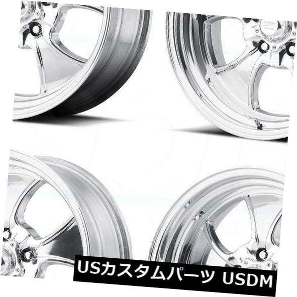 ホイール 4本セット 17x8 American Racing VN450 Hopster 5x5 / 5x127 -11ポリッシュホイール