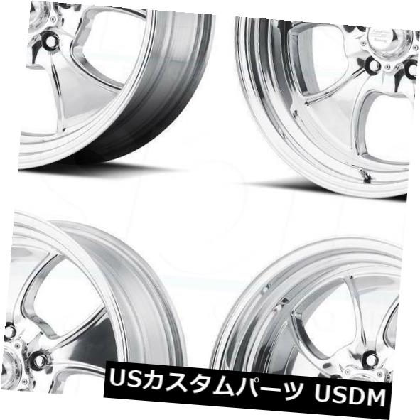 ホイール 4本セット 17x8 American Racing VN450 Hopster 5x4.75 / 5x120.6 5 8ポリッの通販は