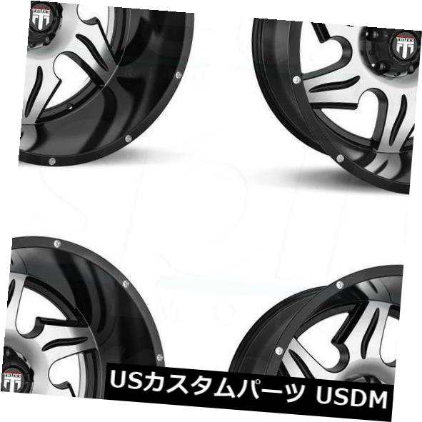 ホイール 4本セット 22x14 Truxx AT163 5x150 -76ブラックホイールリムセット（4）  22x14 Truxx ATの通販は