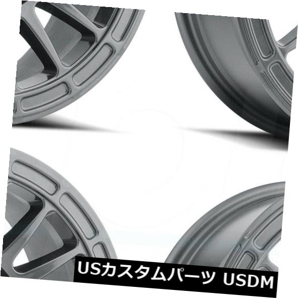 ホイール 4本セット 18x9メソッドMR314 8x170 18チタングレーホイールリムセット（4） 18x9 Method MR314の通販は
