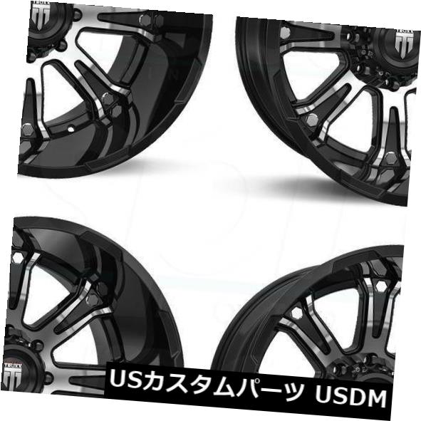 ホイール 4本セット 22x14 Truxx AT154 6x135 -76ブラックホイールリムセット（4）  22x14 Truxx ATの通販は