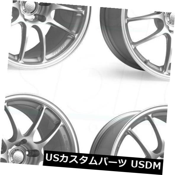 ホイール 4本セット 18x9 / 18x9.5 Enkei Pf01 5x114.3 45/45シルバーペイントホイールリムセット（4） の通販は