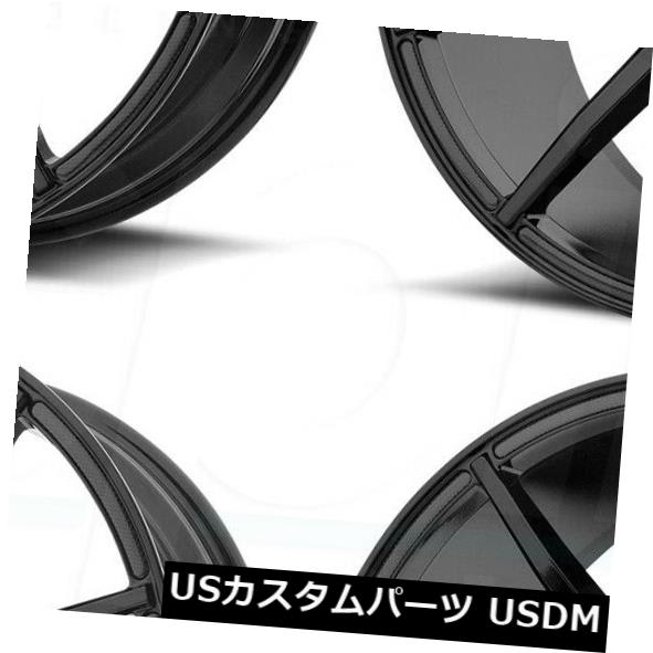 ホイール 4本セット 22x9 / 22x10.5 Asanti Black ABL-20 Aries 5x120 32/35 Gloss の通販は 249,480円