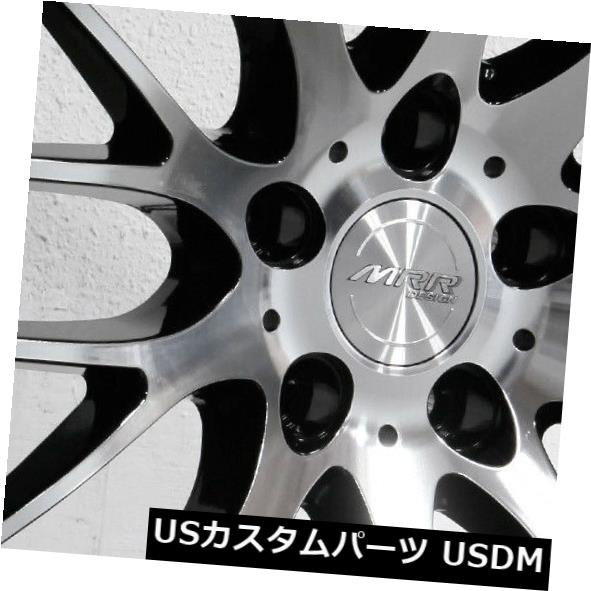 ホイール 4本セット 20x9 / 20x10.5 MRR HR6 5x114.3 40/40ブラックマシニングホイールリムセット（4）  の通販は