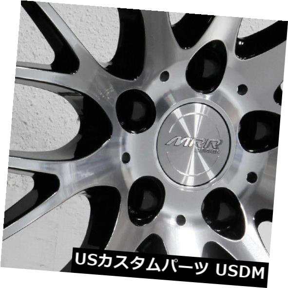 ホイール 4本セット 20x9 MRR HR6 5x108 40ブラックマシニングホイールリムセット（4） 20x9 MRR HR6 5x｜au  PAY マーケット