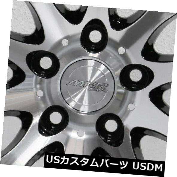 ホイール 4本セット 20x9 MRR HR6 5x108 40ブラックマシニングホイール