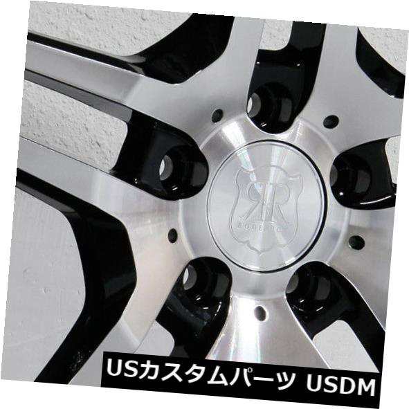ホイール 4本セット 19x8.5 / 19x9.5 MRR RW2 5x112 25/25ブラッククロームリップホイールリムセット（4） の通販は