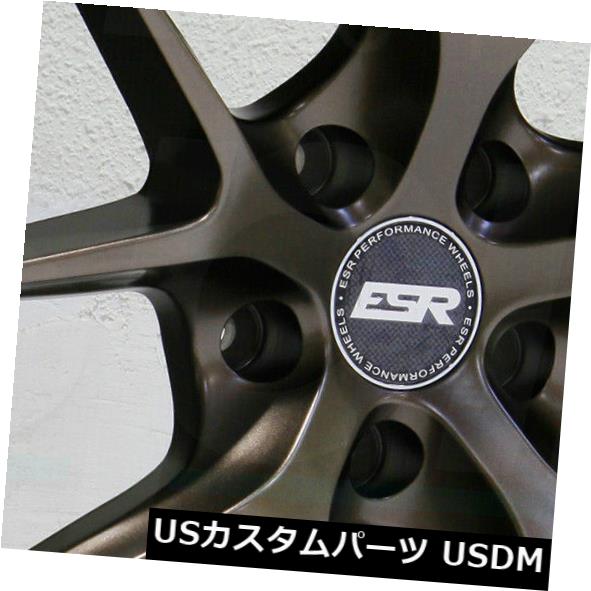 ホイール 4本セット 19x9.5 ESR RF02 RF2 5x120 22ブロンズホイールの新しいセット（4）  19x9.5 ESR の通販は