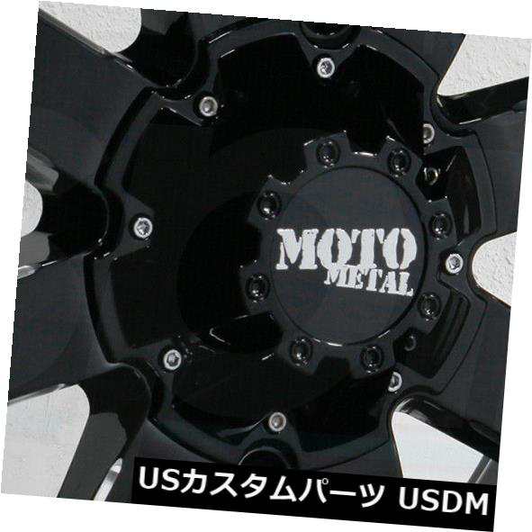 ホイール 4本セット 20x12 Moto Metal MO962 5x5 / 5x5.5 -44ブラックミルドホイールリムセット（4）  の通販は