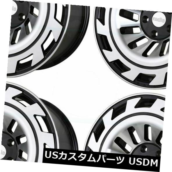 ホイール 4本セット 19x8.5 / 19x10 Radi8 r8t12 5x112 45/42ブラック