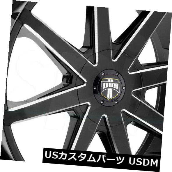 ホイール 4本セット 22x9.5 DUB Push S109 5x112 / 5x5 / 5x12 7 32ブラックミルドホイールリムセの通販はau  PAY マーケット - USパーツ取り扱い専門 USDM | au PAY マーケット－通販サイト