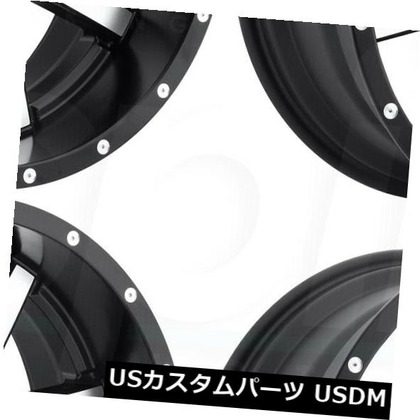 ホイール 4本セット 20x10 Fuel Maverick D537 8x170 -18ブラックマシンドホイールリムセット（4）  20xの通販は 244,200円