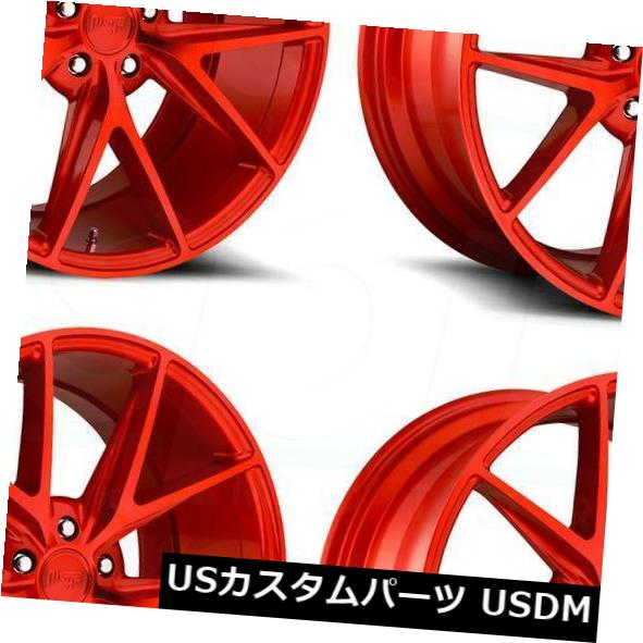 ホイール 4本セット 20x9 / 20x10ニッチミサノM186 5x120 35/40レッドホイールリムセット（4）  20x9/20xの通販は