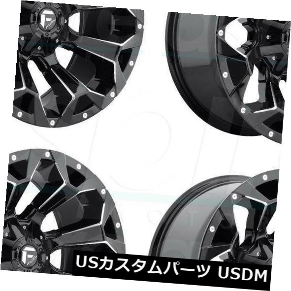 ホイール 4本セット 20x10燃料突撃D576 8x6.5 / 8x165.1 -18グロスブラックホイールリムセット（4）  20x10の通販は 244,200円